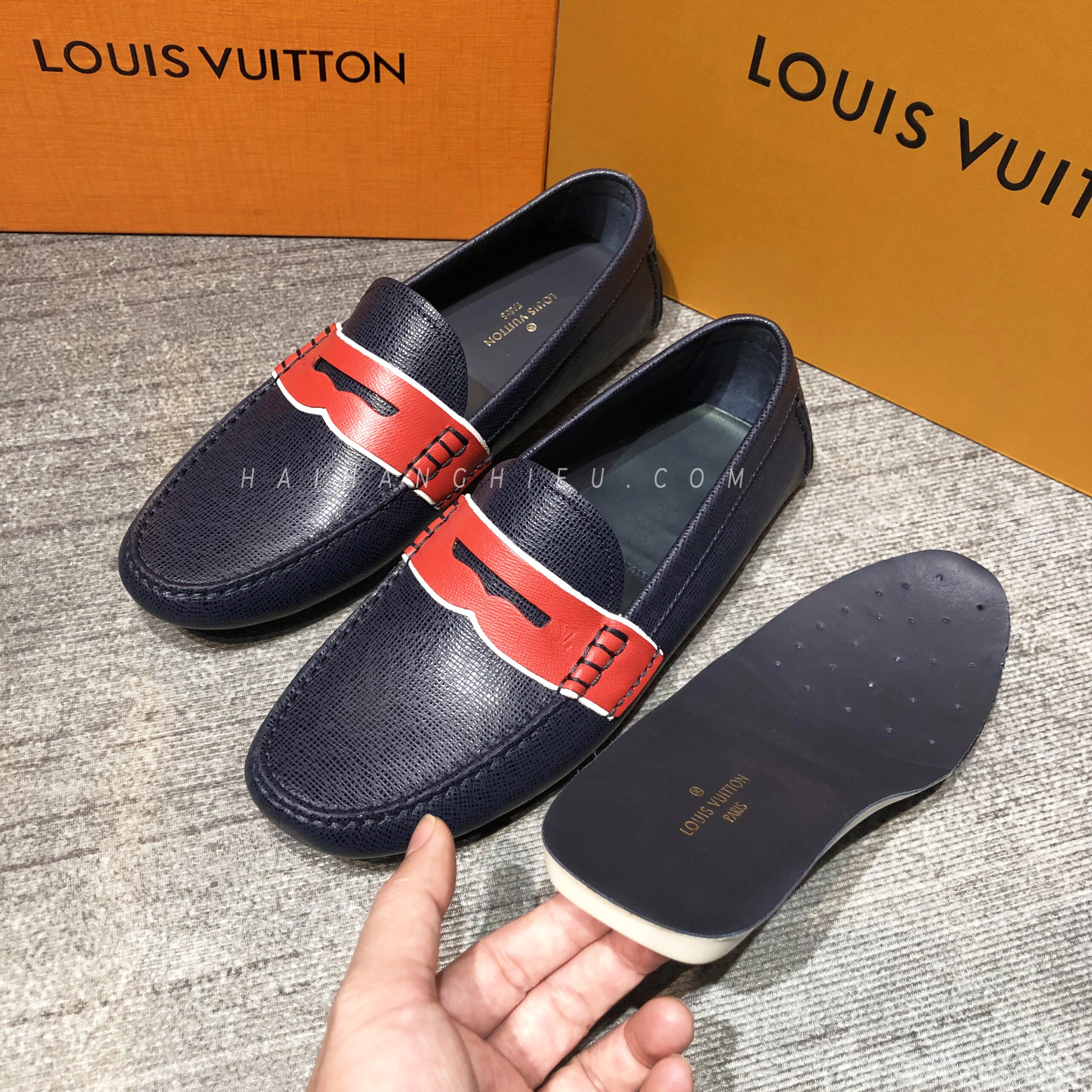 MOCCASIN  Giày Lười Louis Vuitton  Nam  GMC26  Tổng kho quảng châu